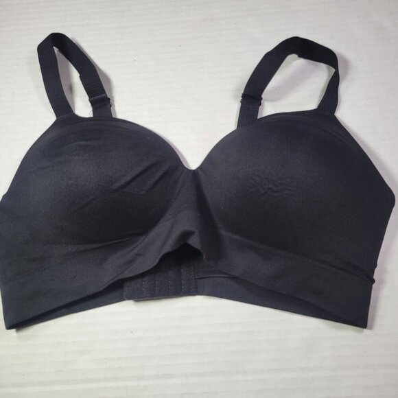 Truekind Black Supportive Comfort Wireless Shaping Bra #10210 Size XL - Picture 1 of 4